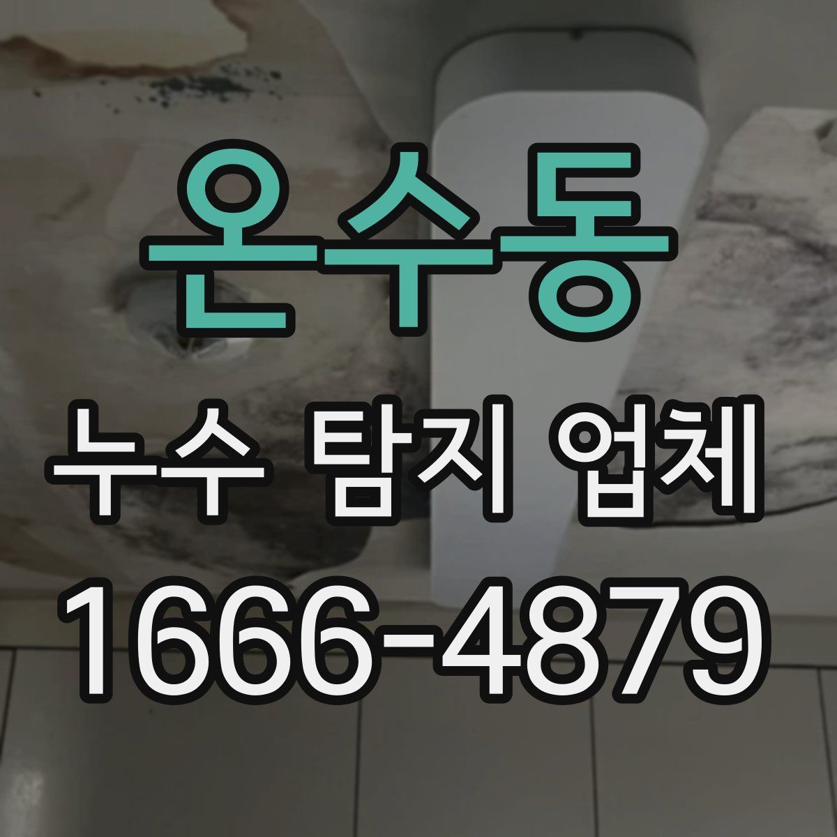 온수동 누수 탐지 업체