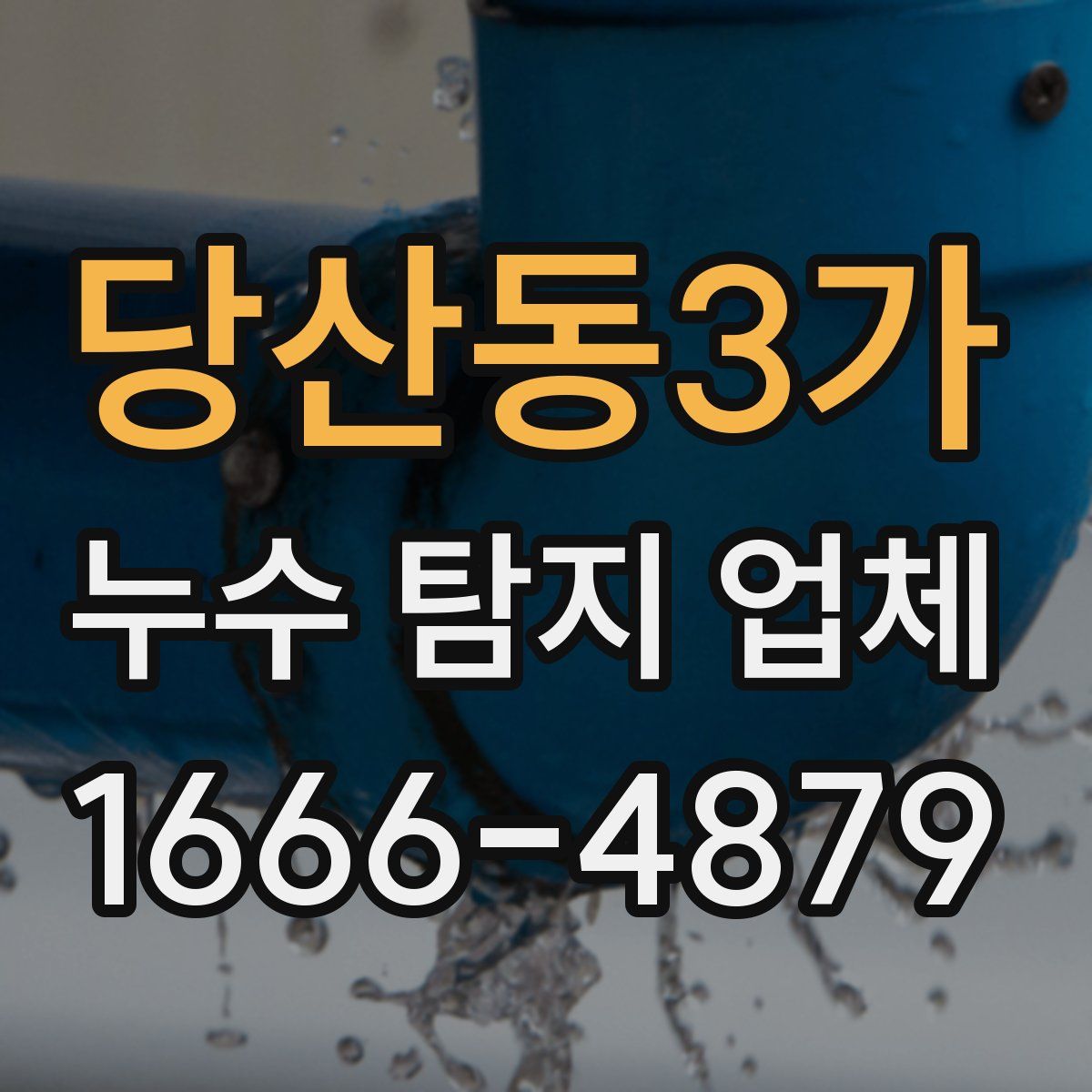 당산동3가 누수 탐지 업체