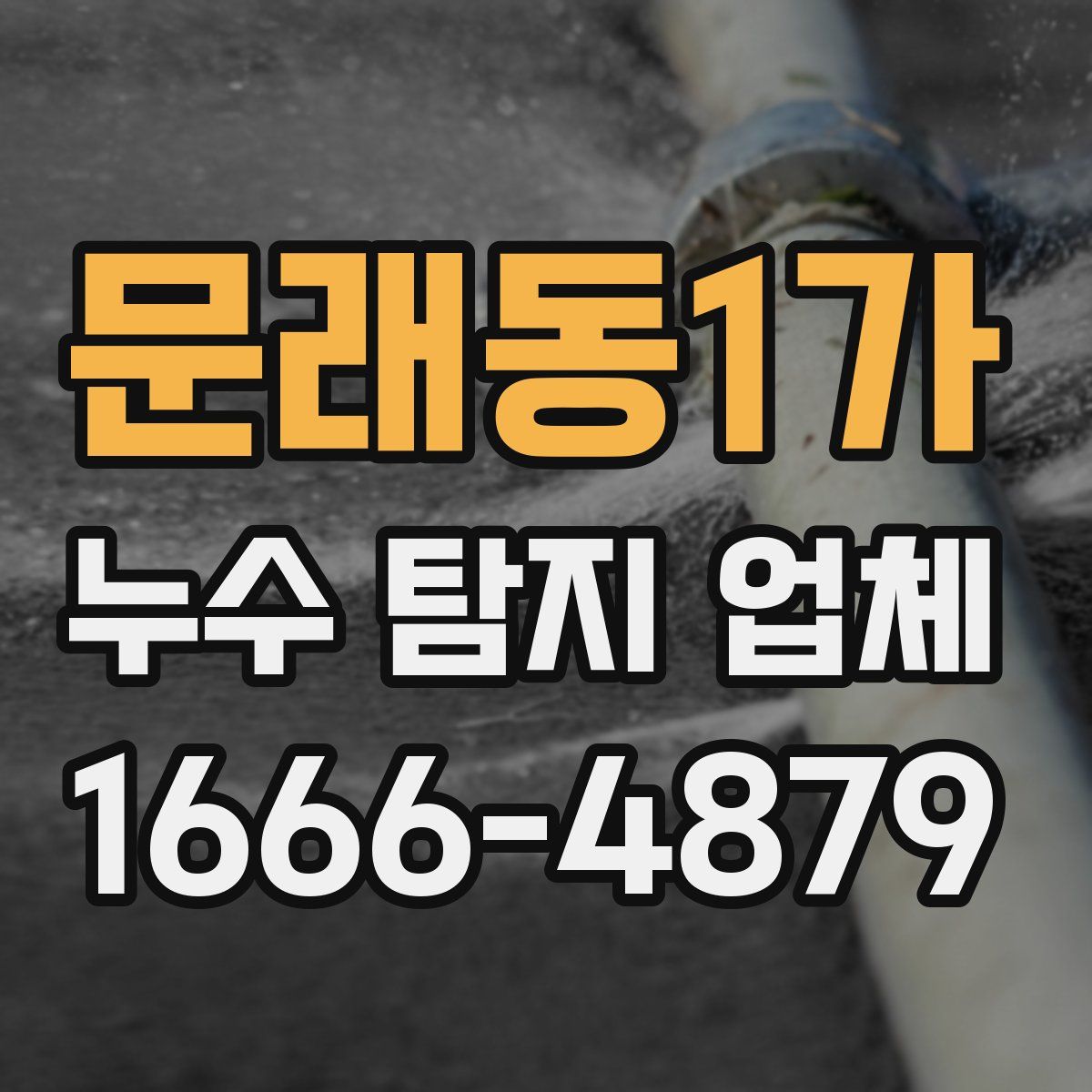 문래동1가 누수 탐지 업체