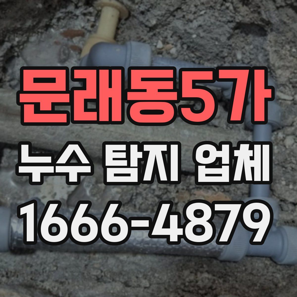 문래동5가 누수 탐지 업체