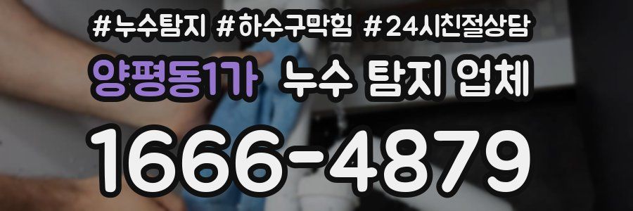 양평동1가 누수 탐지 업체