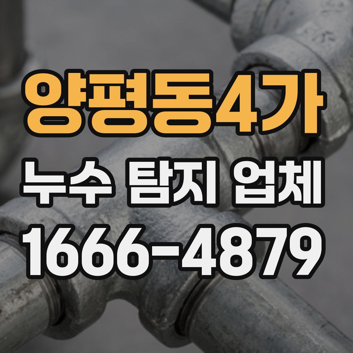 양평동4가 누수 탐지 업체
