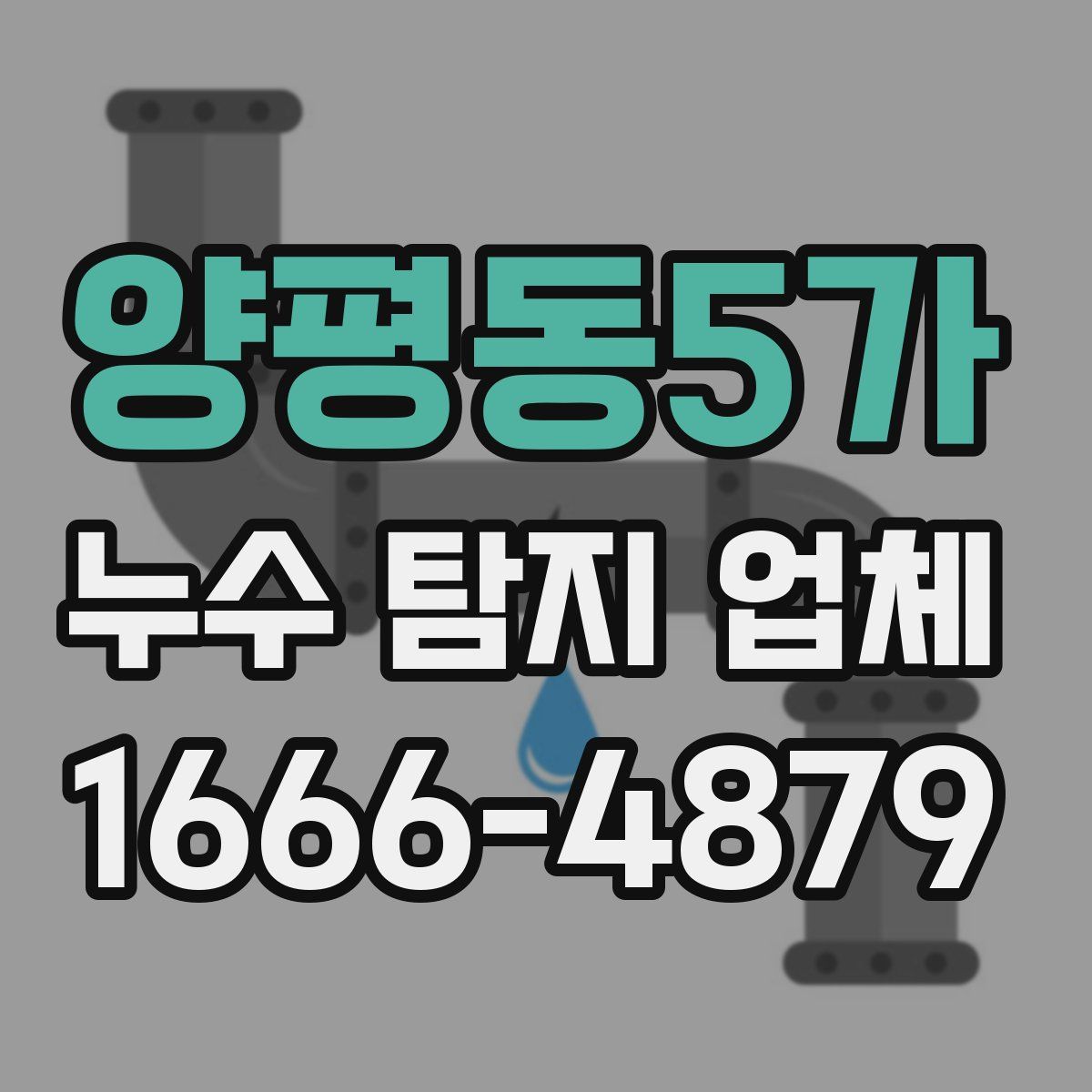 양평동5가 누수 탐지 업체