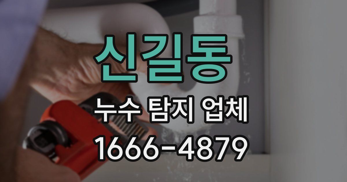 신길동 누수 탐지 업체