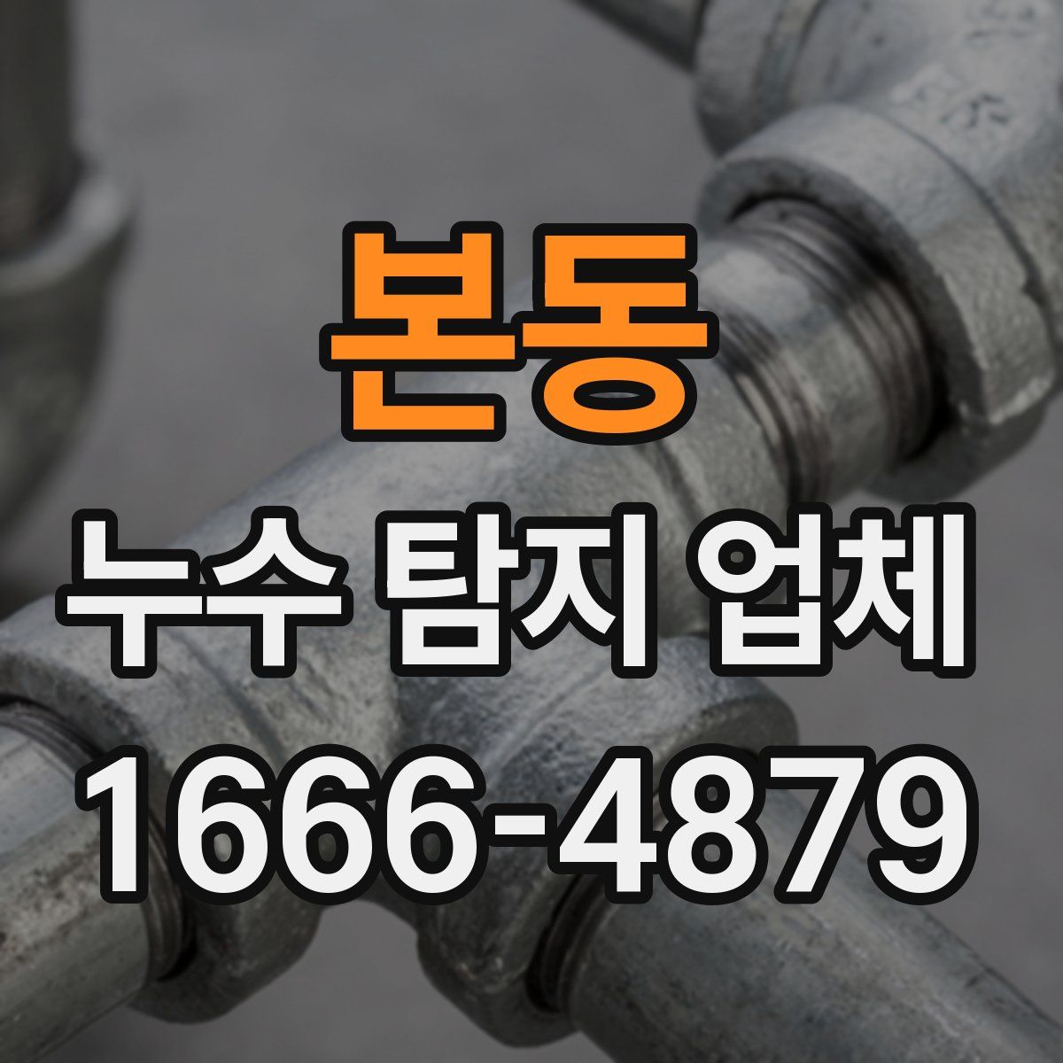 본동 누수 탐지 업체
