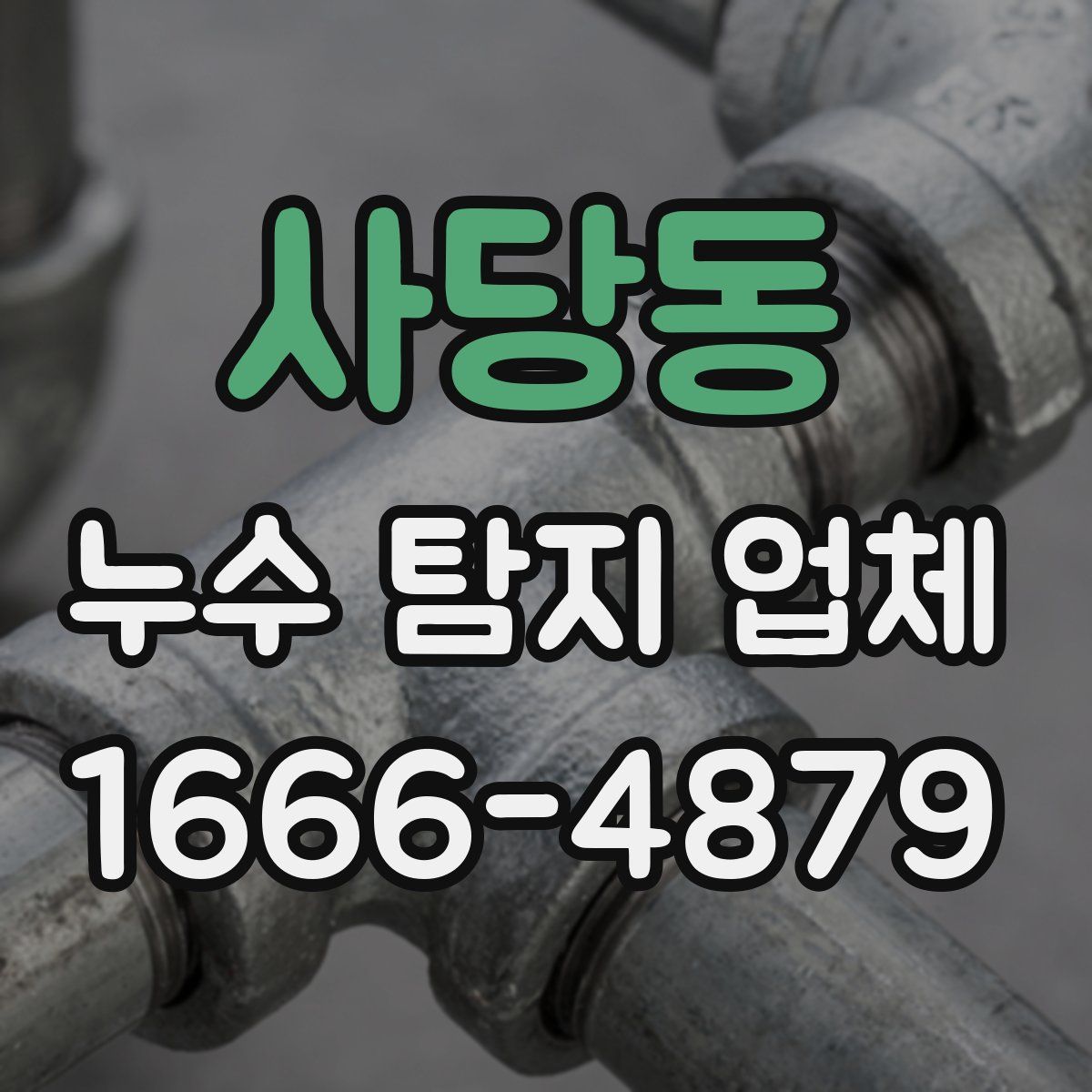 사당동 누수 탐지 업체