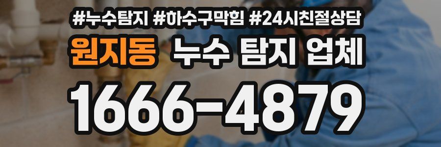 원지동 누수 탐지 업체