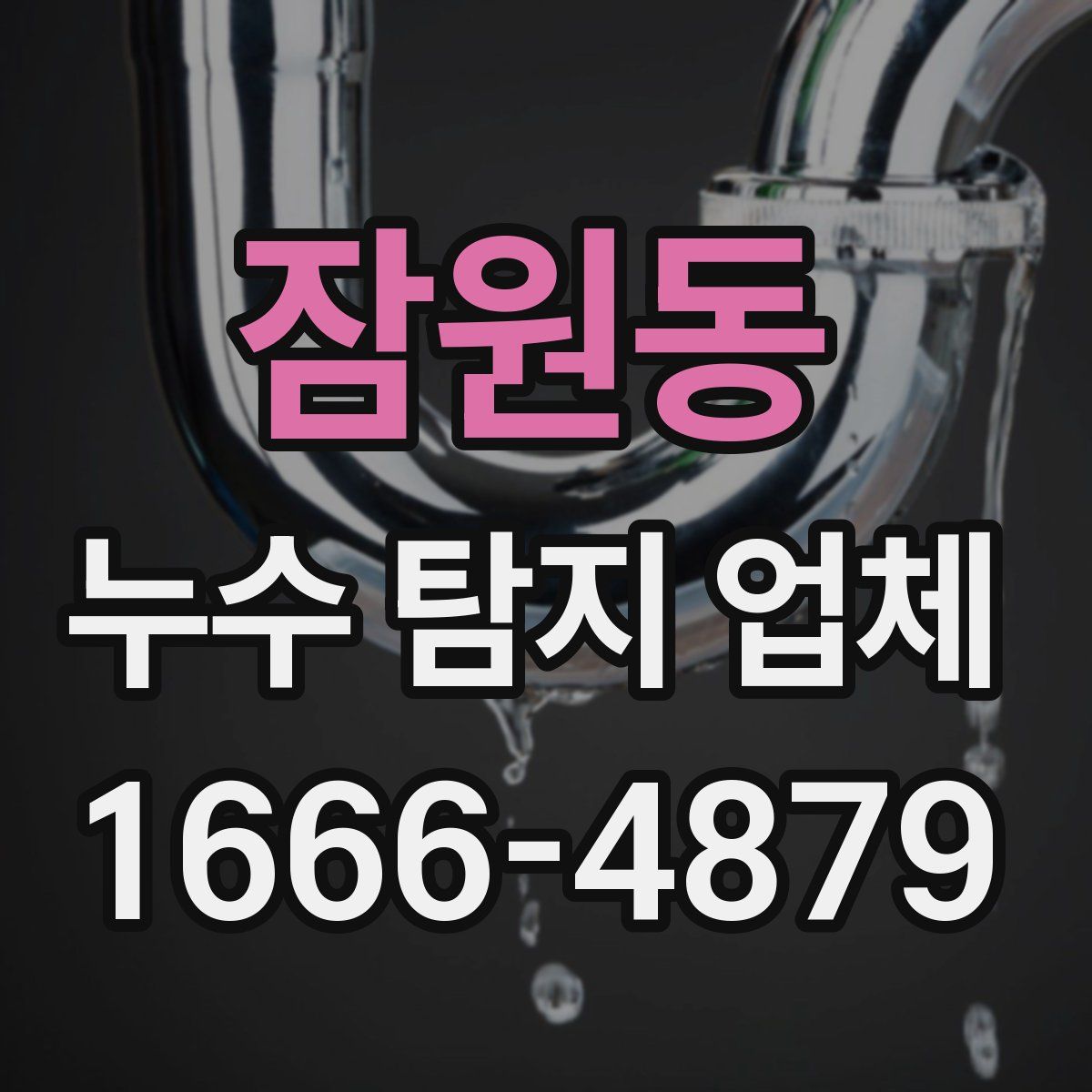잠원동 누수 탐지 업체