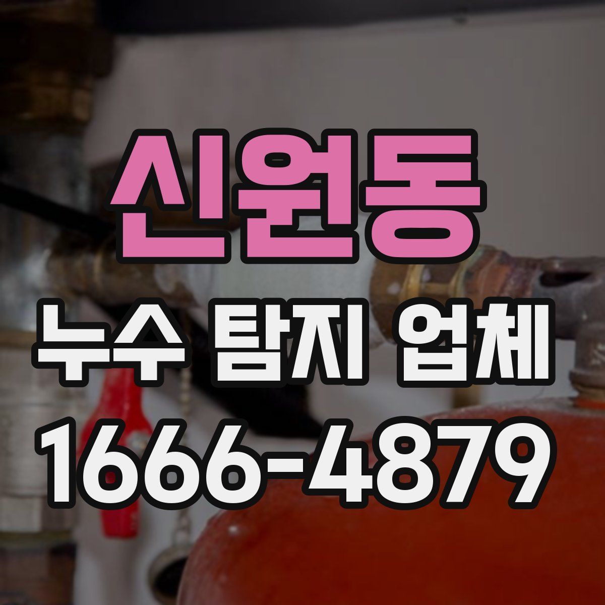 신원동 누수 탐지 업체