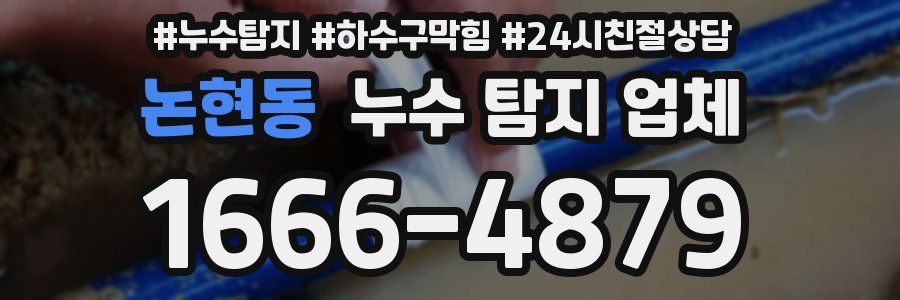 논현동 누수 탐지 업체