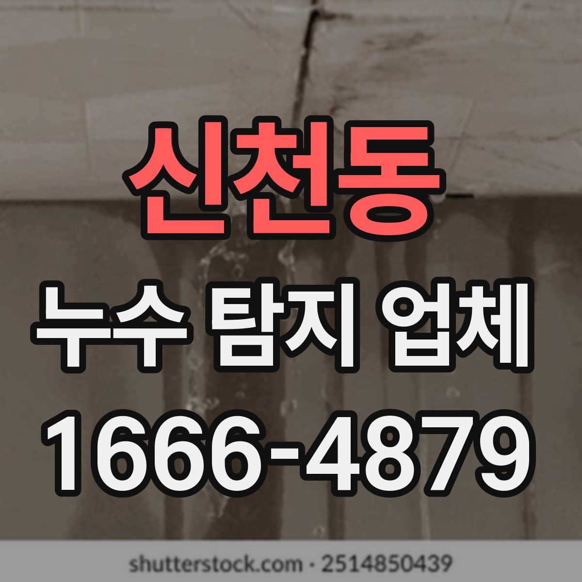 신천동 누수 탐지 업체