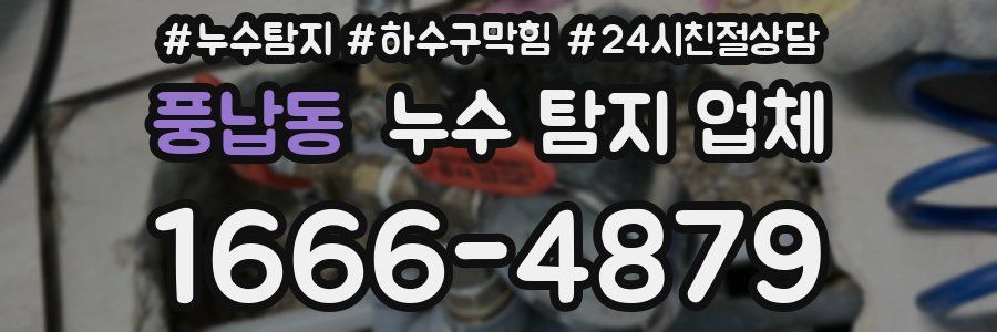 풍납동 누수 탐지 업체