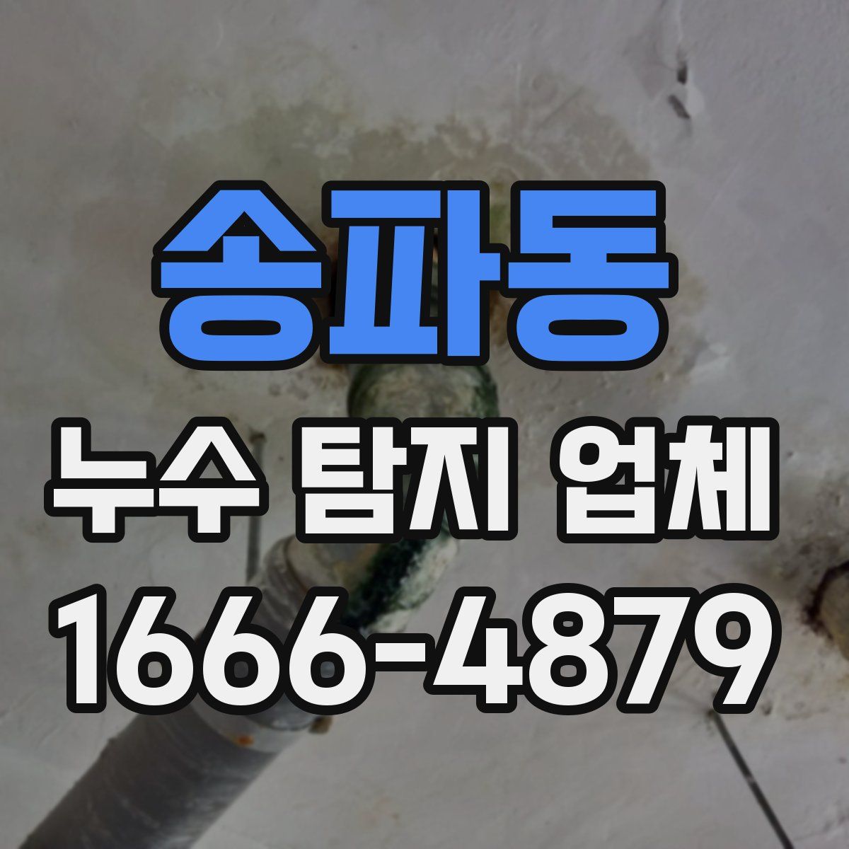 송파동 누수 탐지 업체