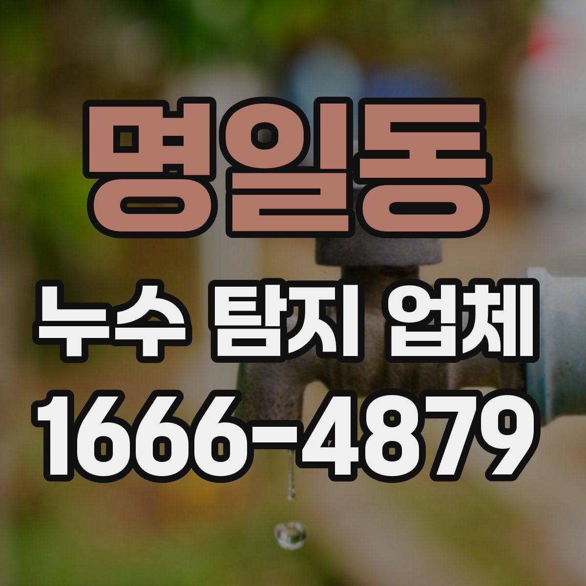 명일동 누수 탐지 업체