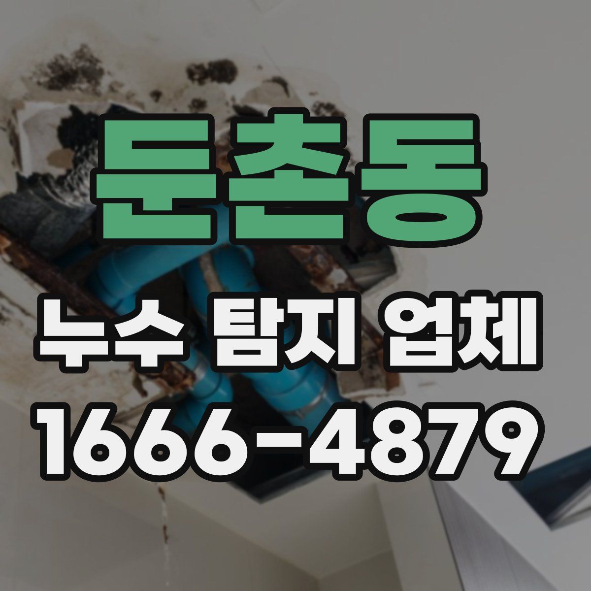 둔촌동 누수 탐지 업체