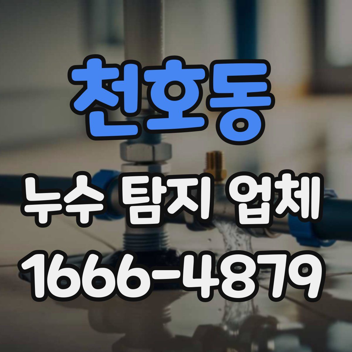 천호동 누수 탐지 업체