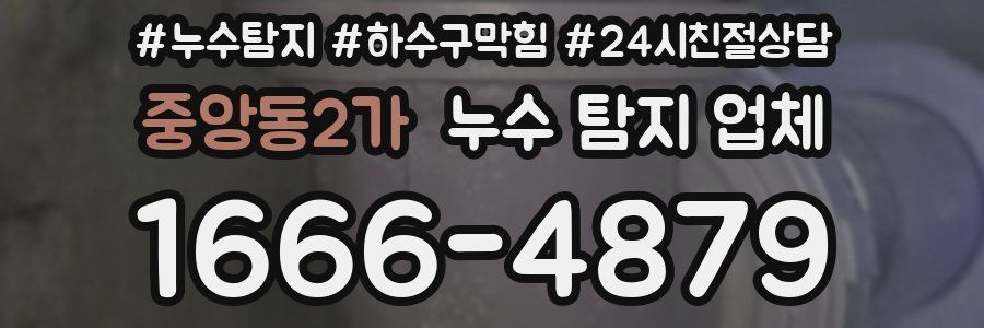 중앙동2가 누수 탐지 업체
