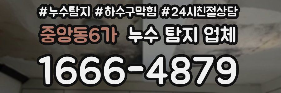 중앙동6가 누수 탐지 업체