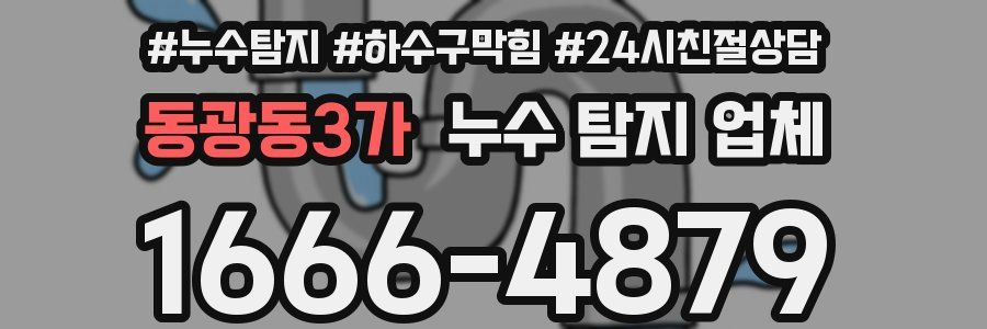 동광동3가 누수 탐지 업체