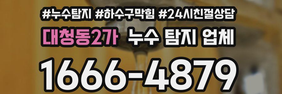대청동2가 누수 탐지 업체