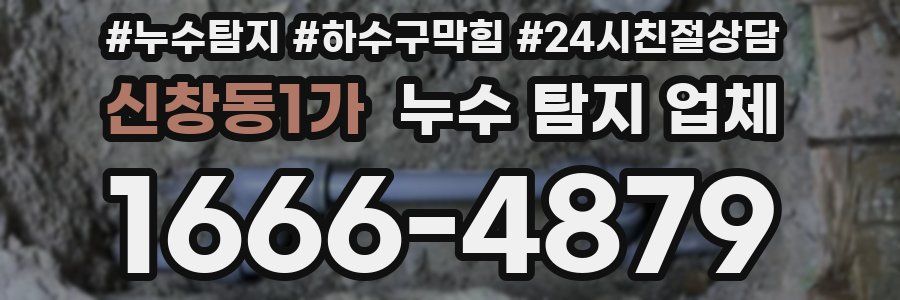 신창동1가 누수 탐지 업체