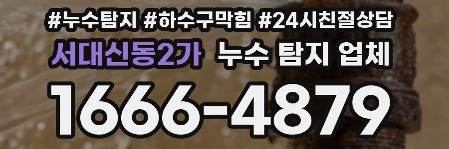 서대신동2가 누수 탐지 업체