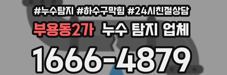 부용동2가 누수 탐지 업체
