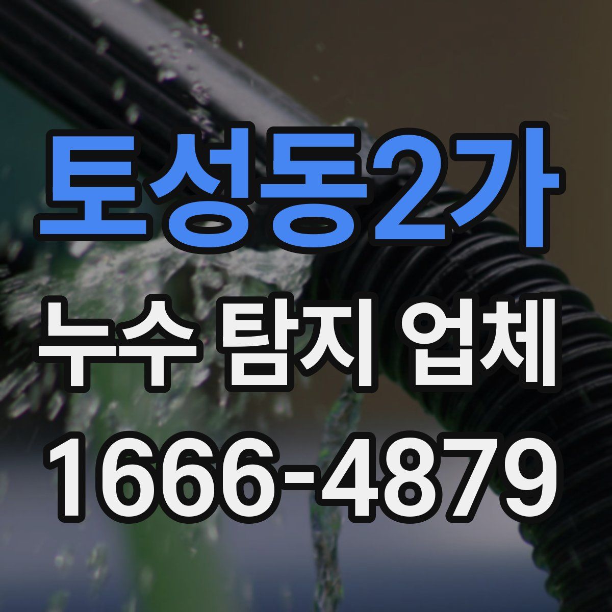 토성동2가 누수 탐지 업체
