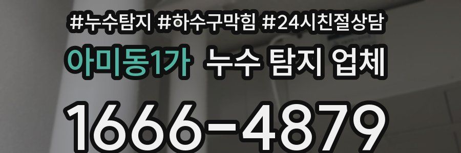 아미동1가 누수 탐지 업체