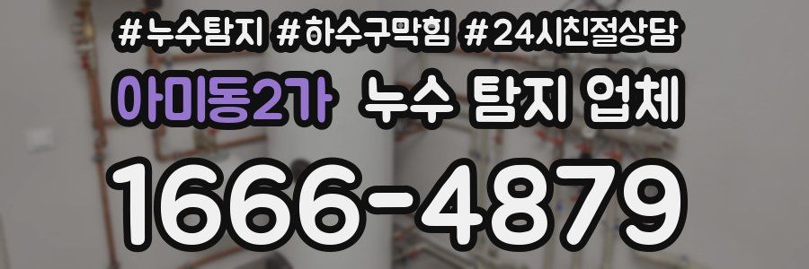 아미동2가 누수 탐지 업체