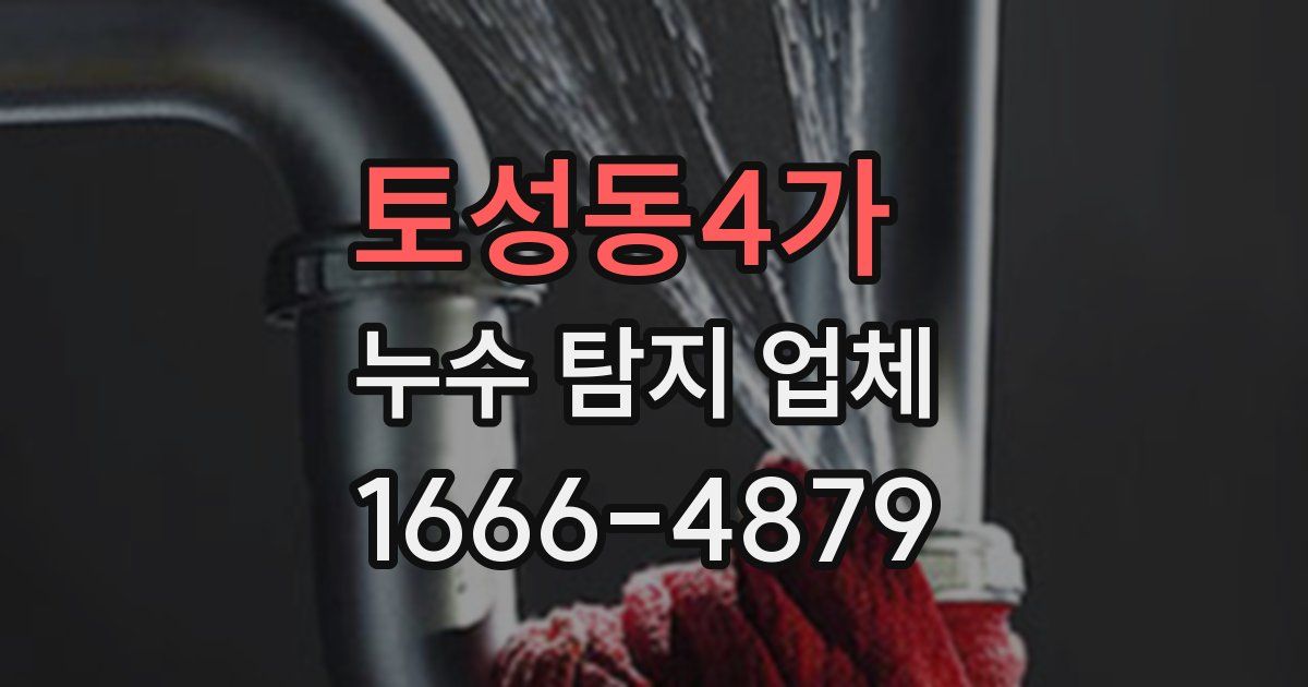 토성동4가 누수 탐지 업체