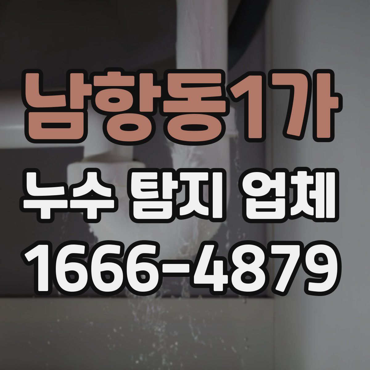 남항동1가 누수 탐지 업체