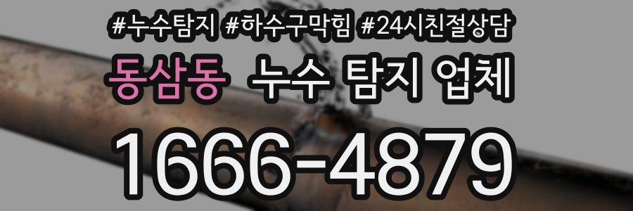 동삼동 누수 탐지 업체