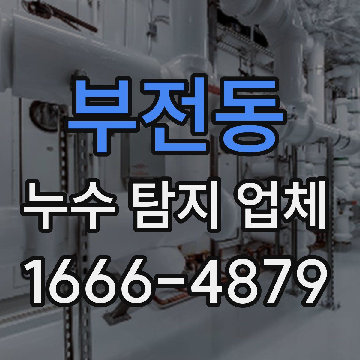 부전동 누수 탐지 업체