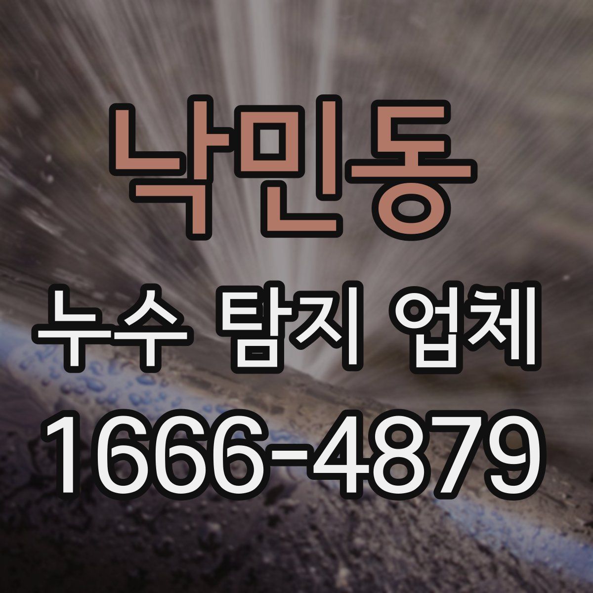 낙민동 누수 탐지 업체