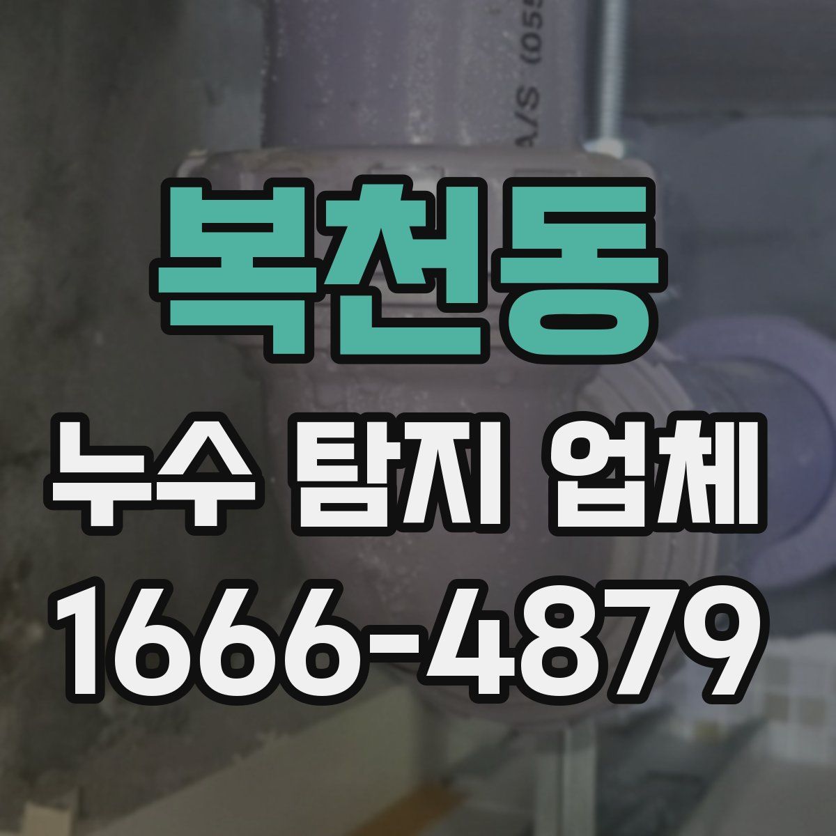복천동 누수 탐지 업체