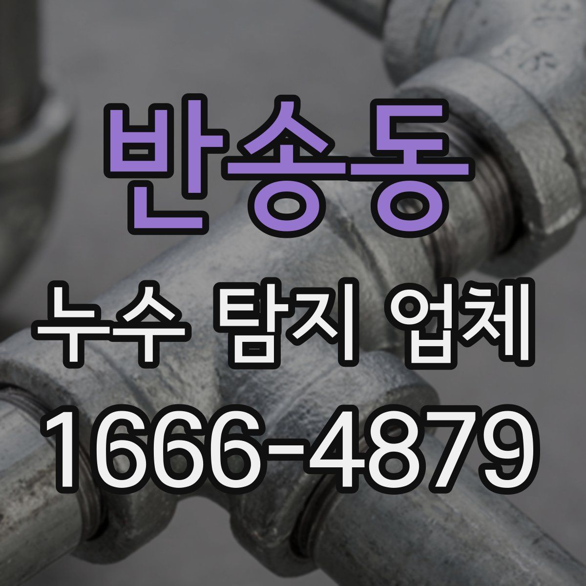 반송동 누수 탐지 업체