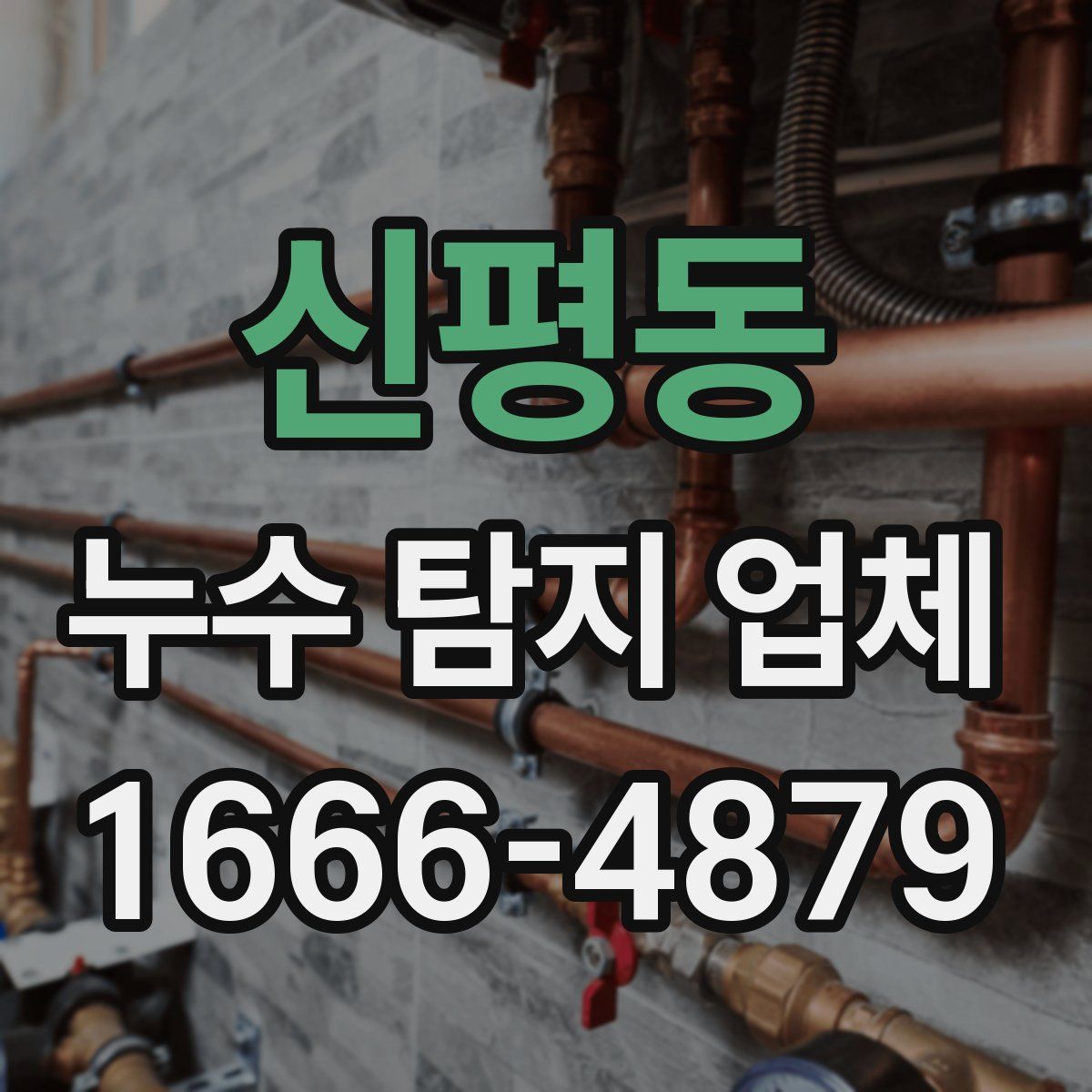 신평동 누수 탐지 업체