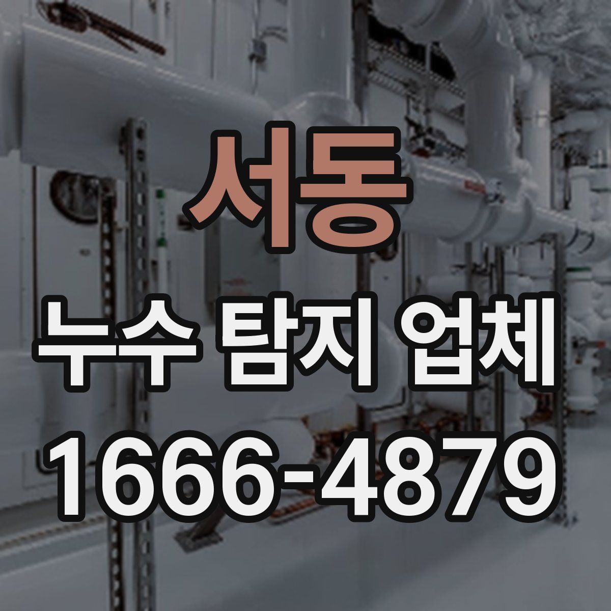 서동 누수 탐지 업체