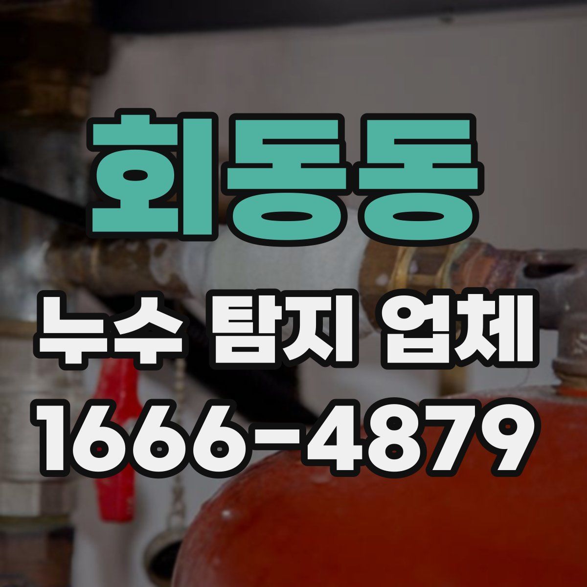 회동동 누수 탐지 업체