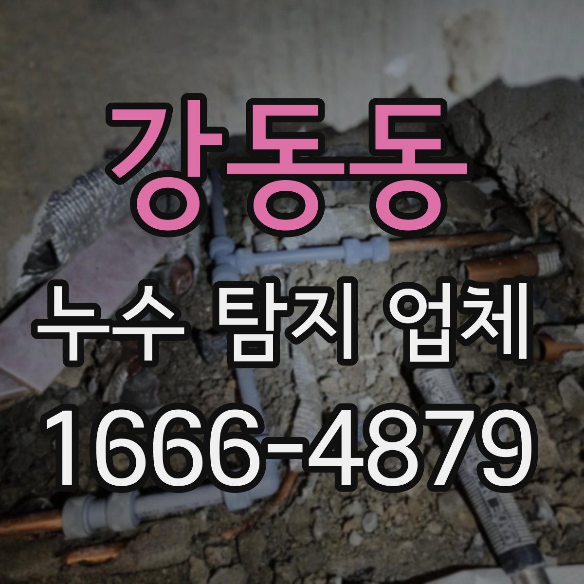 강동동 누수 탐지 업체