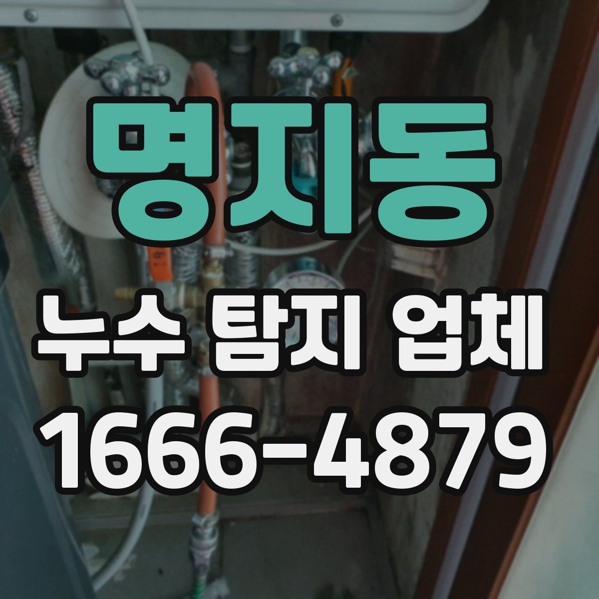 명지동 누수 탐지 업체