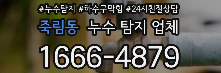 죽림동 누수 탐지 업체