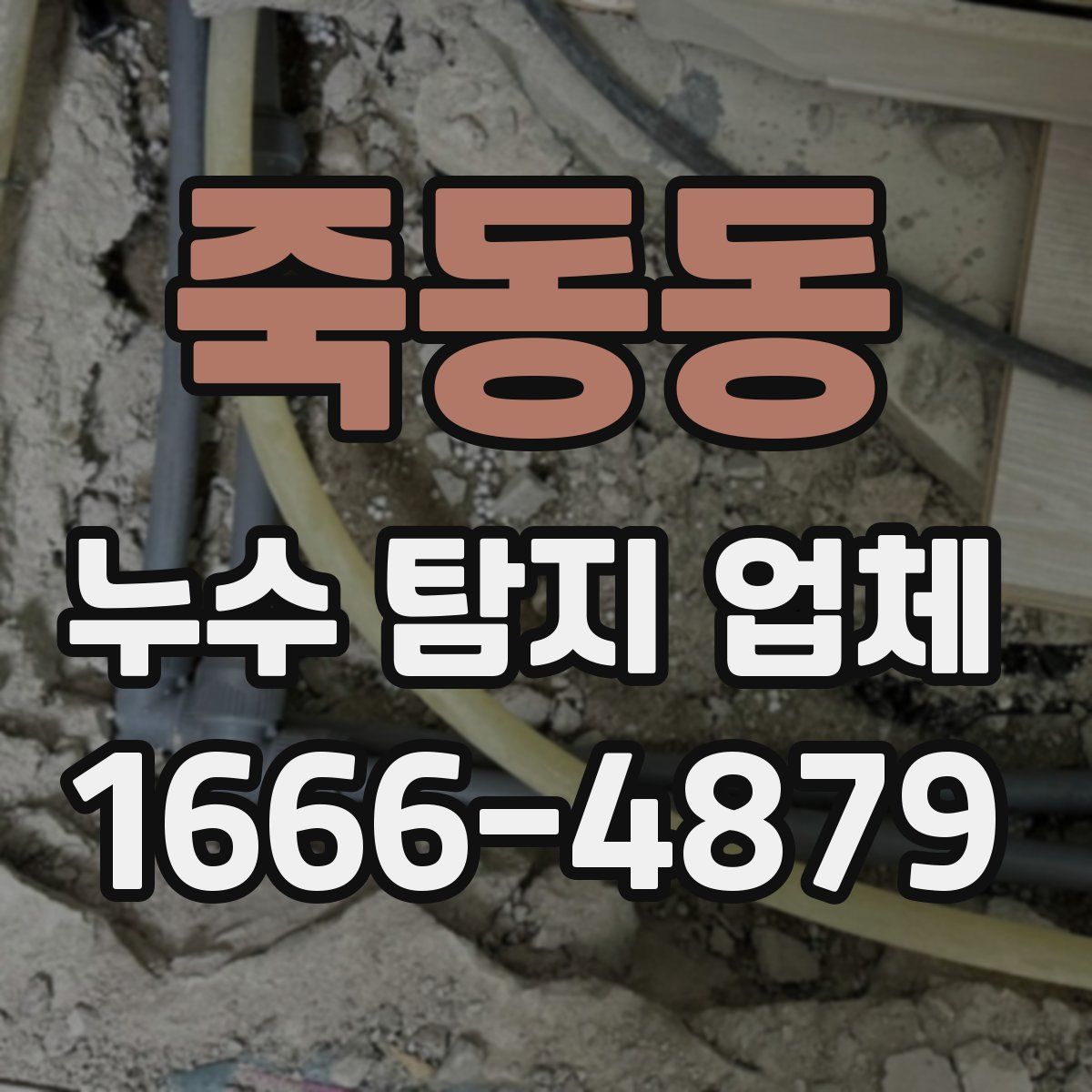 죽동동 누수 탐지 업체