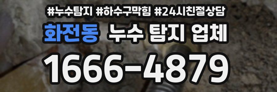 화전동 누수 탐지 업체