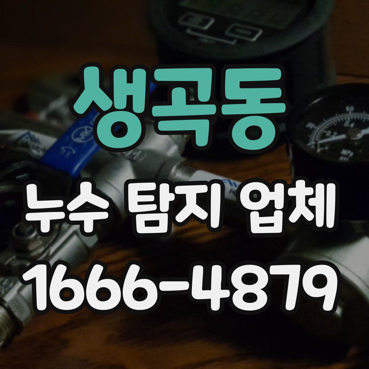 생곡동 누수 탐지 업체