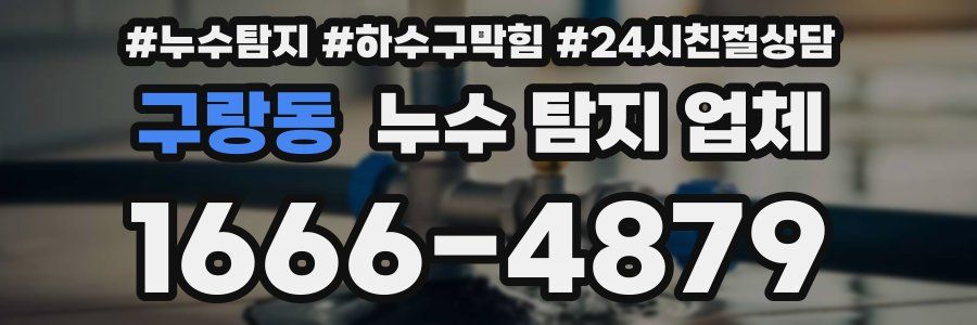 구랑동 누수 탐지 업체