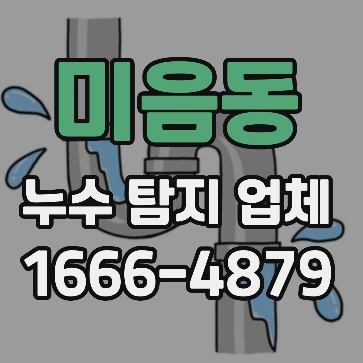 미음동 누수 탐지 업체