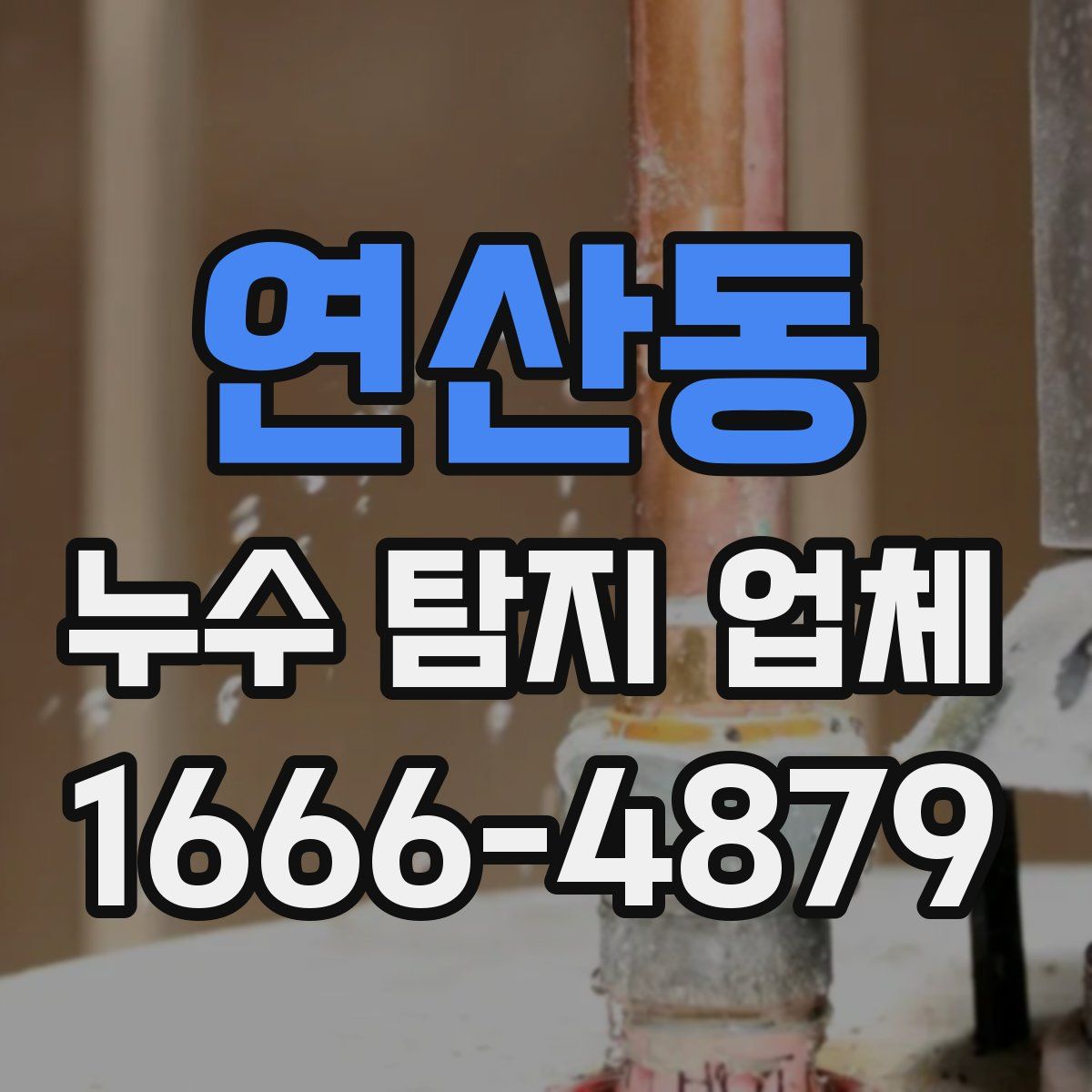 연산동 누수 탐지 업체