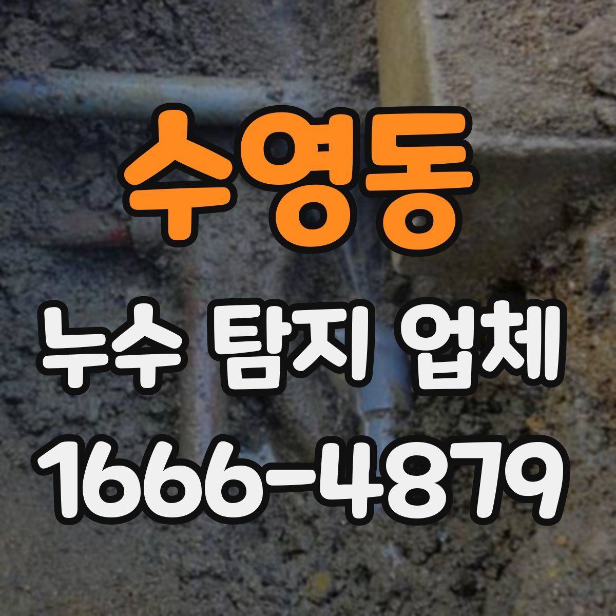 수영동 누수 탐지 업체